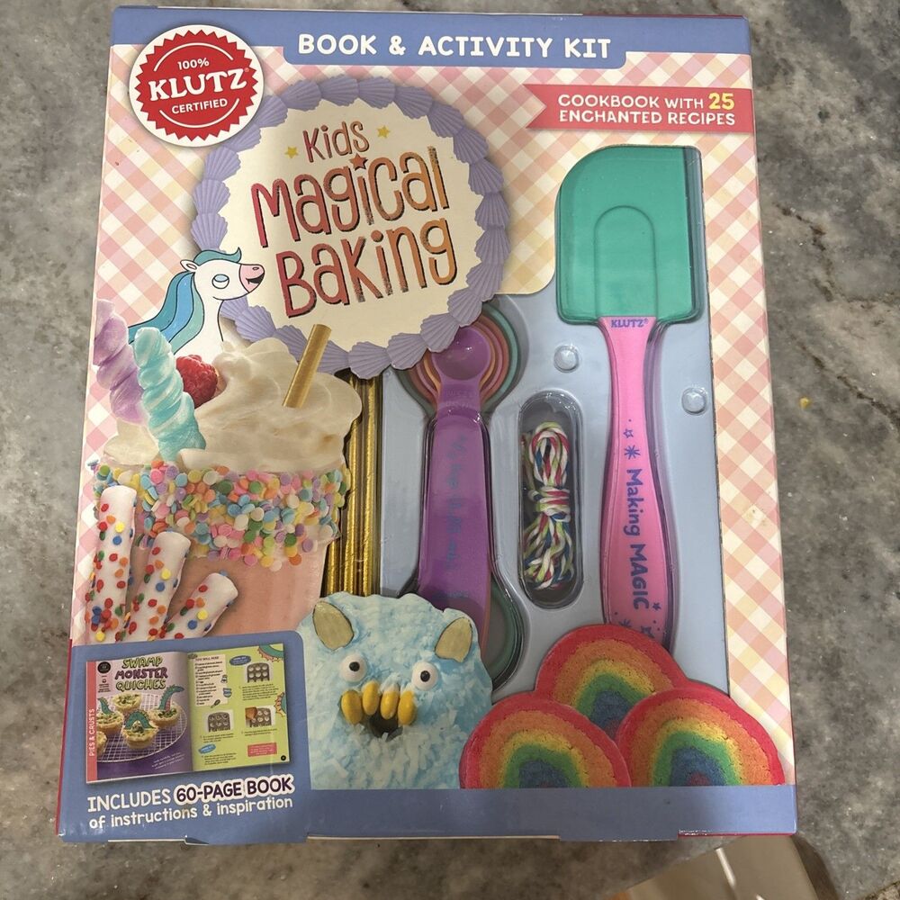 NEW Klutz Kids Magical Baking Kit- Book & Activity Kit